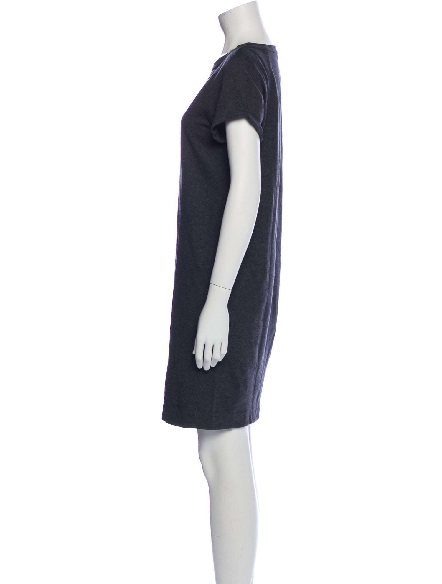 Brunello Cucinelli Scoop Neck Mini Dress