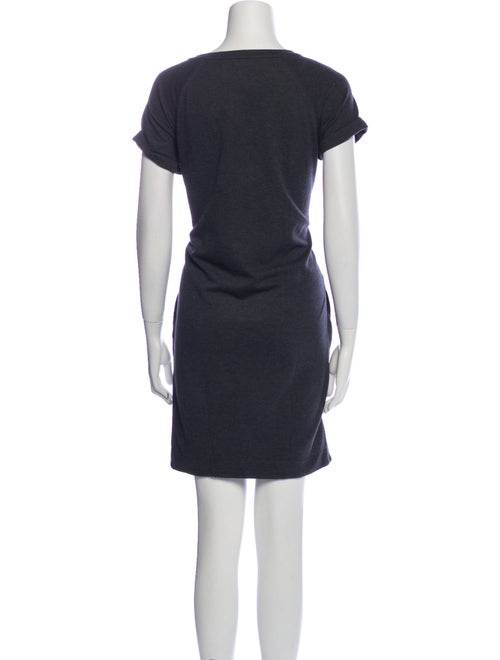 Brunello Cucinelli Scoop Neck Mini Dress