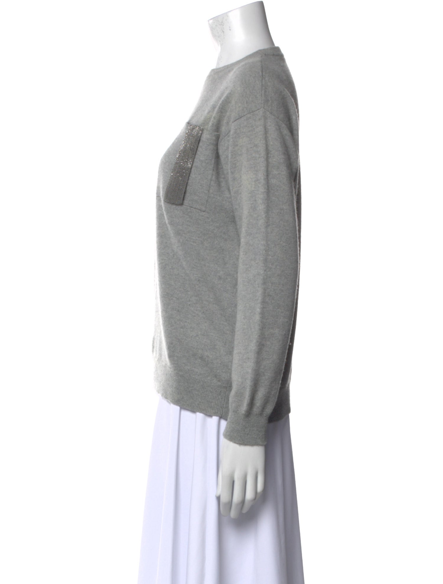 Brunello Cucinelli Cashmere Crew Neck Sweater