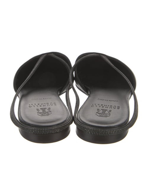 Brunello Cucinelli Monili Leather Mules