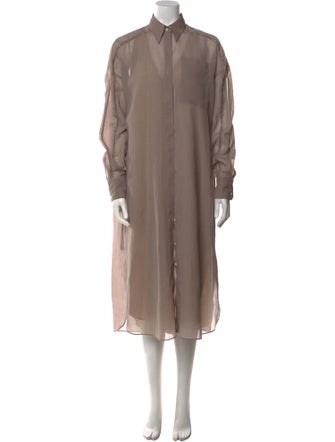 Brunello Cucinelli Silk Long Dress