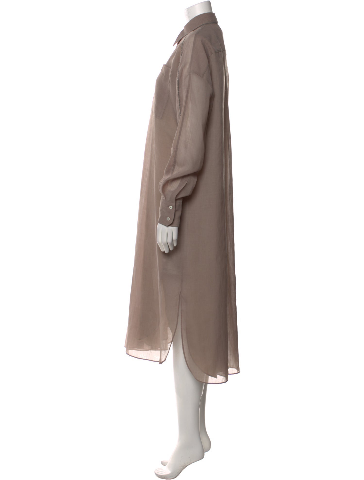 Brunello Cucinelli Silk Long Dress