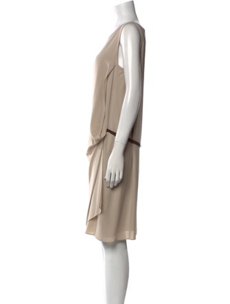 Brunello Cucinelli Silk Knee-Length Dress