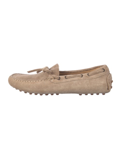 Brunello Cucinelli Monili Suede Loafers