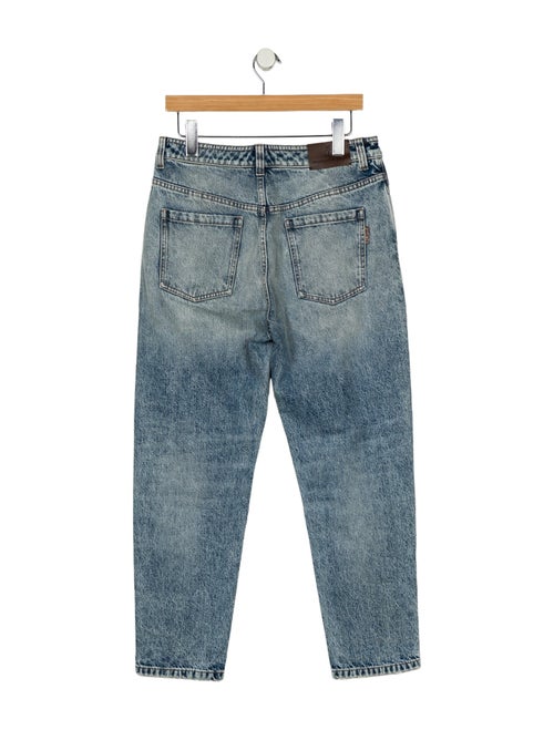 Brunello Cucinelli High-Rise Skinny Leg Jeans