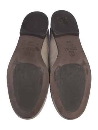 Brunello Cucinelli Monili Suede Mules