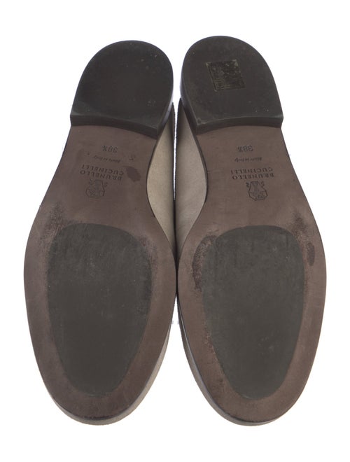 Brunello Cucinelli Monili Suede Mules