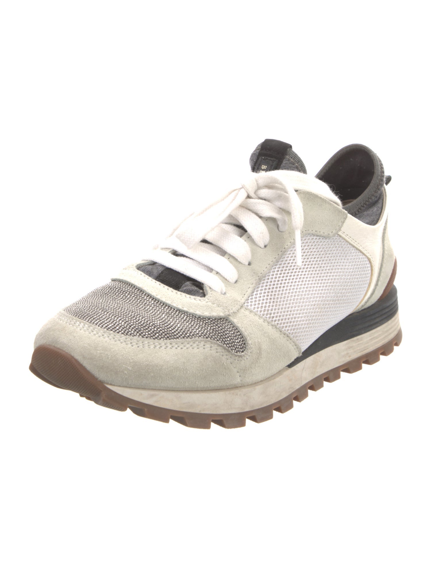 Brunello Cucinelli Monili Suede Sneakers