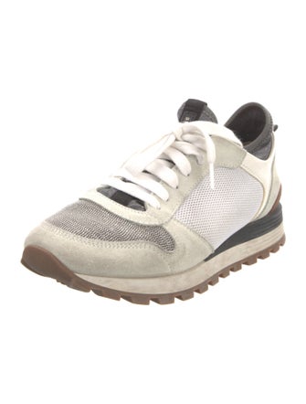 Brunello Cucinelli Monili Suede Sneakers