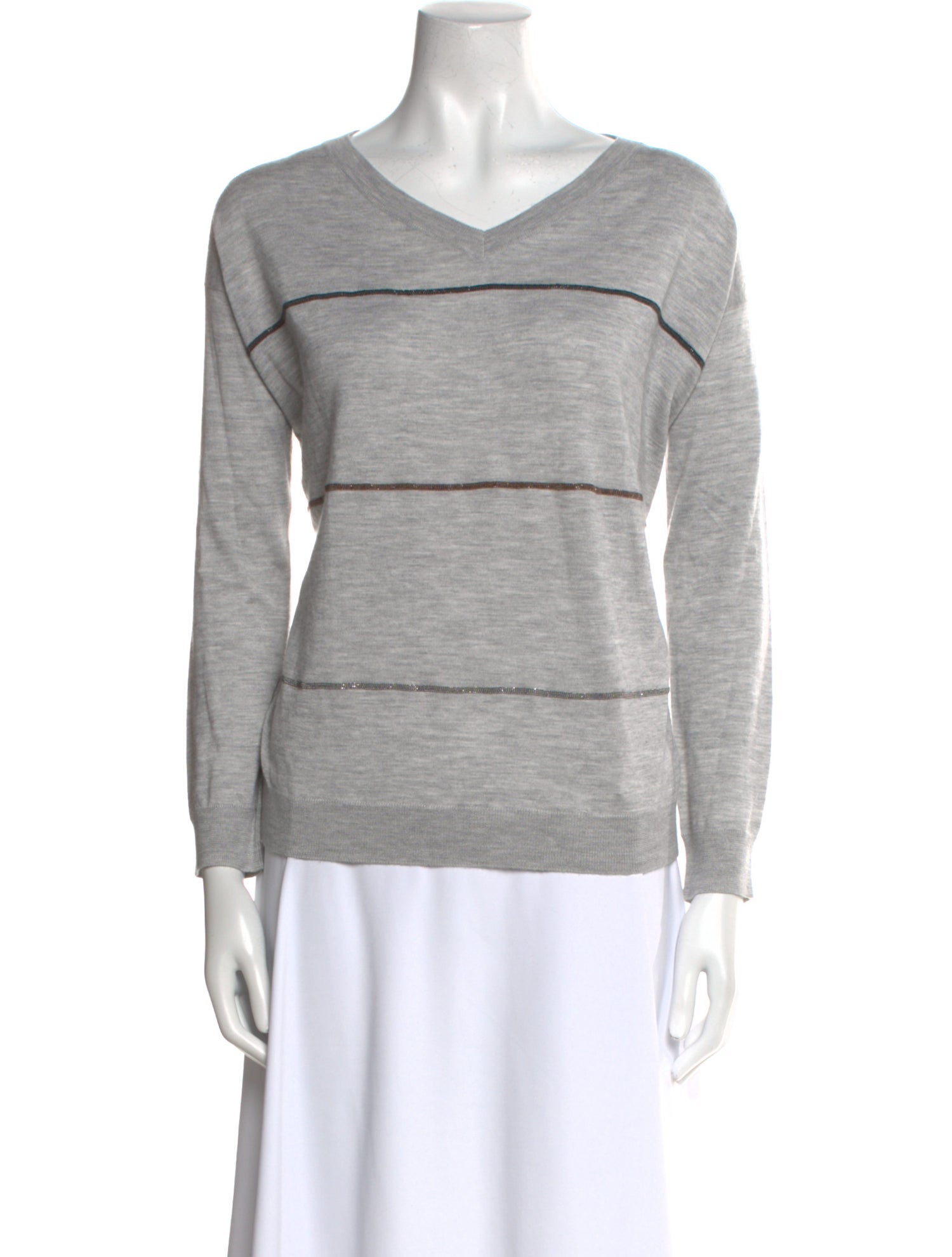 Brunello Cucinelli Cashmere V-Neck Sweater