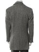Brunello Cucinelli Cashmere Tweed Pattern Peacoat