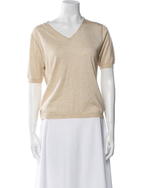 Brunello Cucinelli V-Neck Short Sleeve T-Shirt