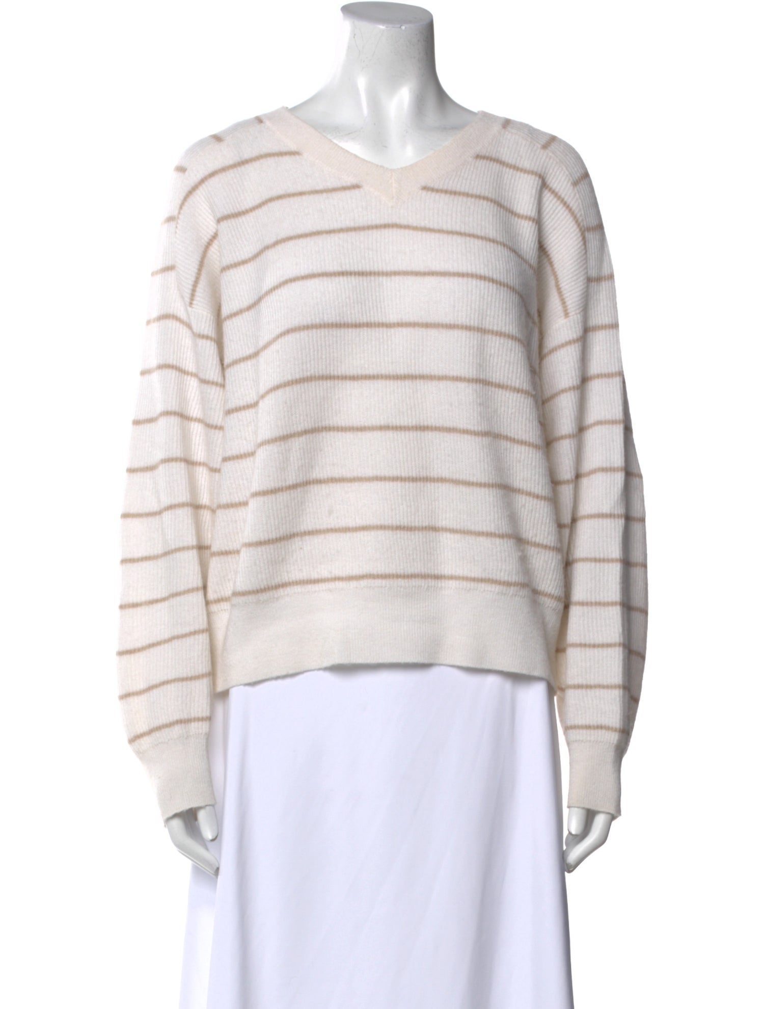 Brunello Cucinelli Alpaca Striped Sweater