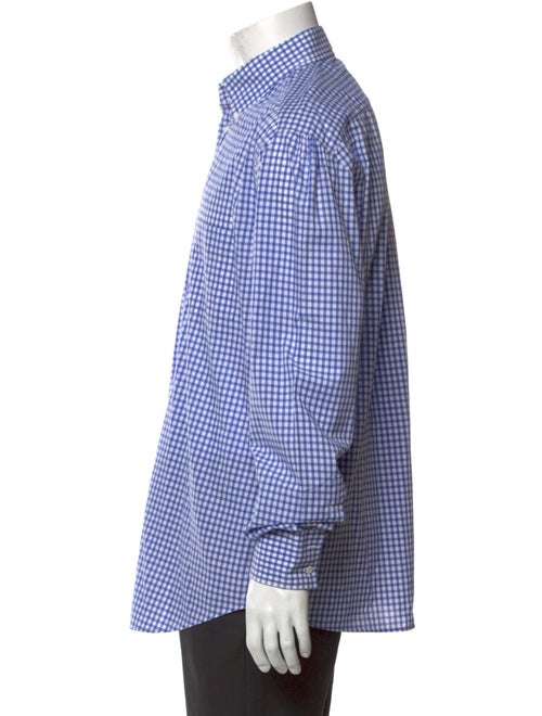 Brunello Cucinelli Plaid Print Long Sleeve Shirt