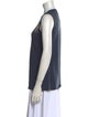 Brunello Cucinelli Crew Neck Sleeveless Top