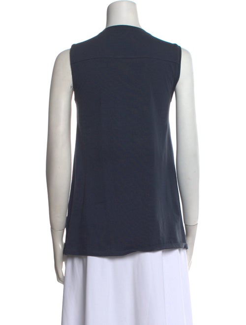 Brunello Cucinelli Crew Neck Sleeveless Top