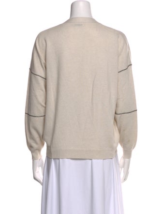 Brunello Cucinelli Virgin Wool V-Neck Sweater