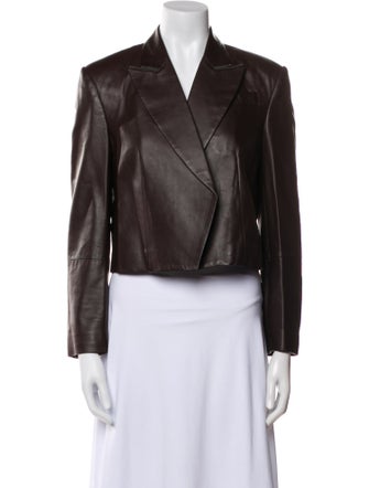 Brunello Cucinelli Leather Blazer