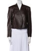 Brunello Cucinelli Leather Blazer