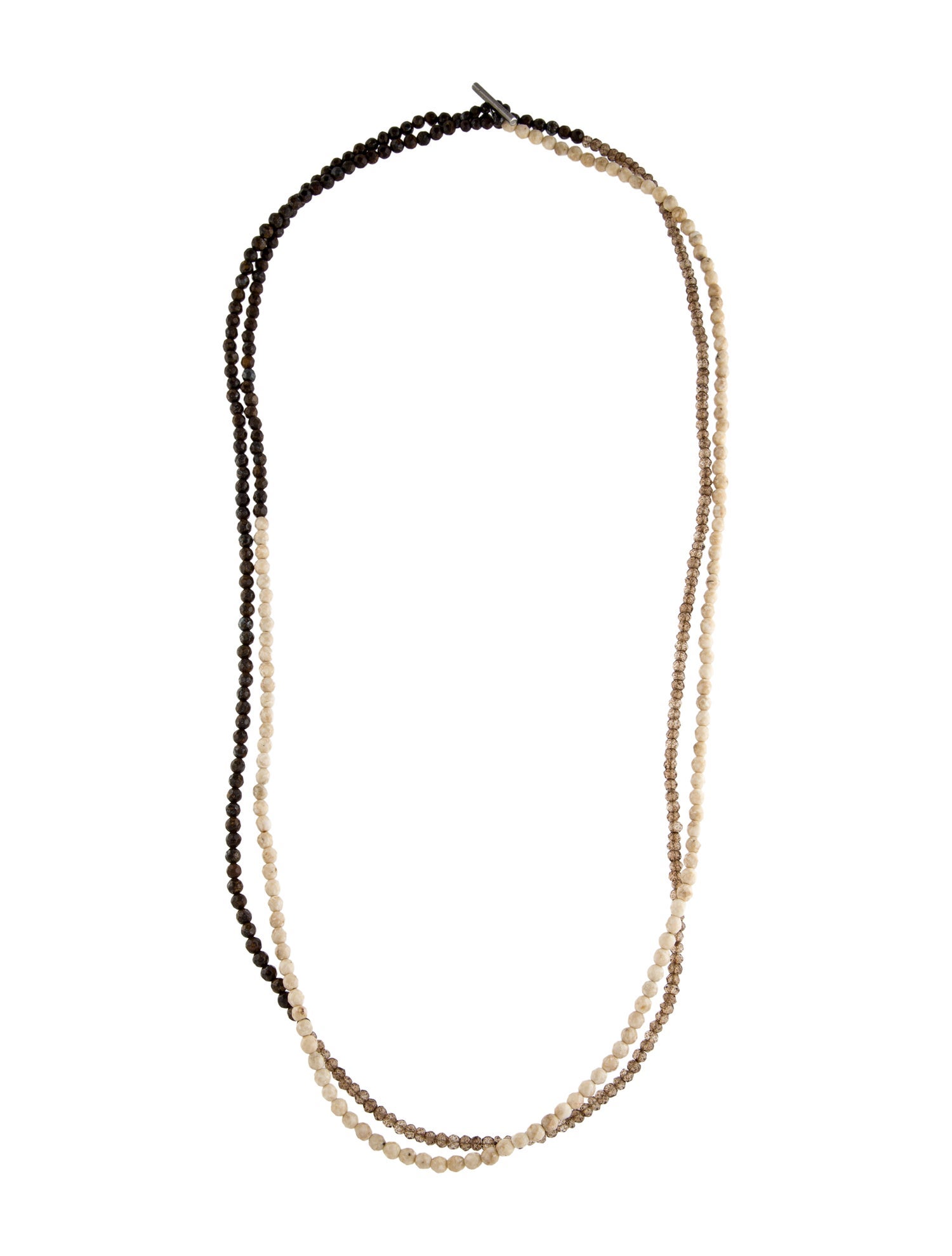 Brunello Cucinelli Beaded Double Strand Necklace