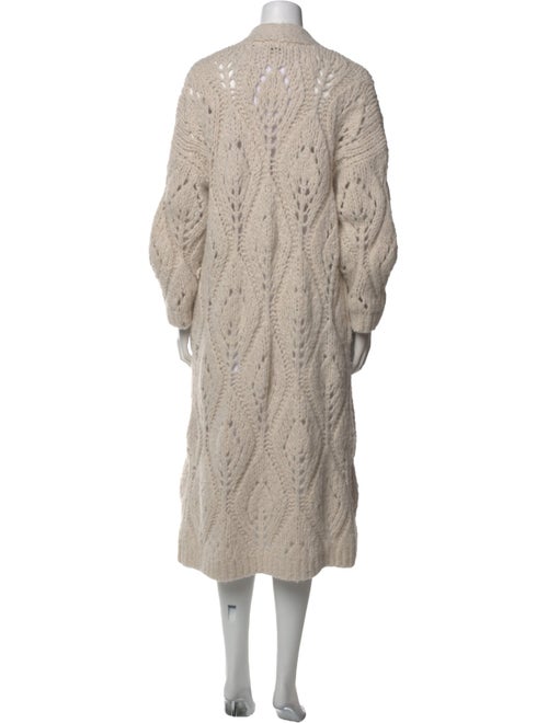 Brunello Cucinelli Alpaca Open Front Sweater