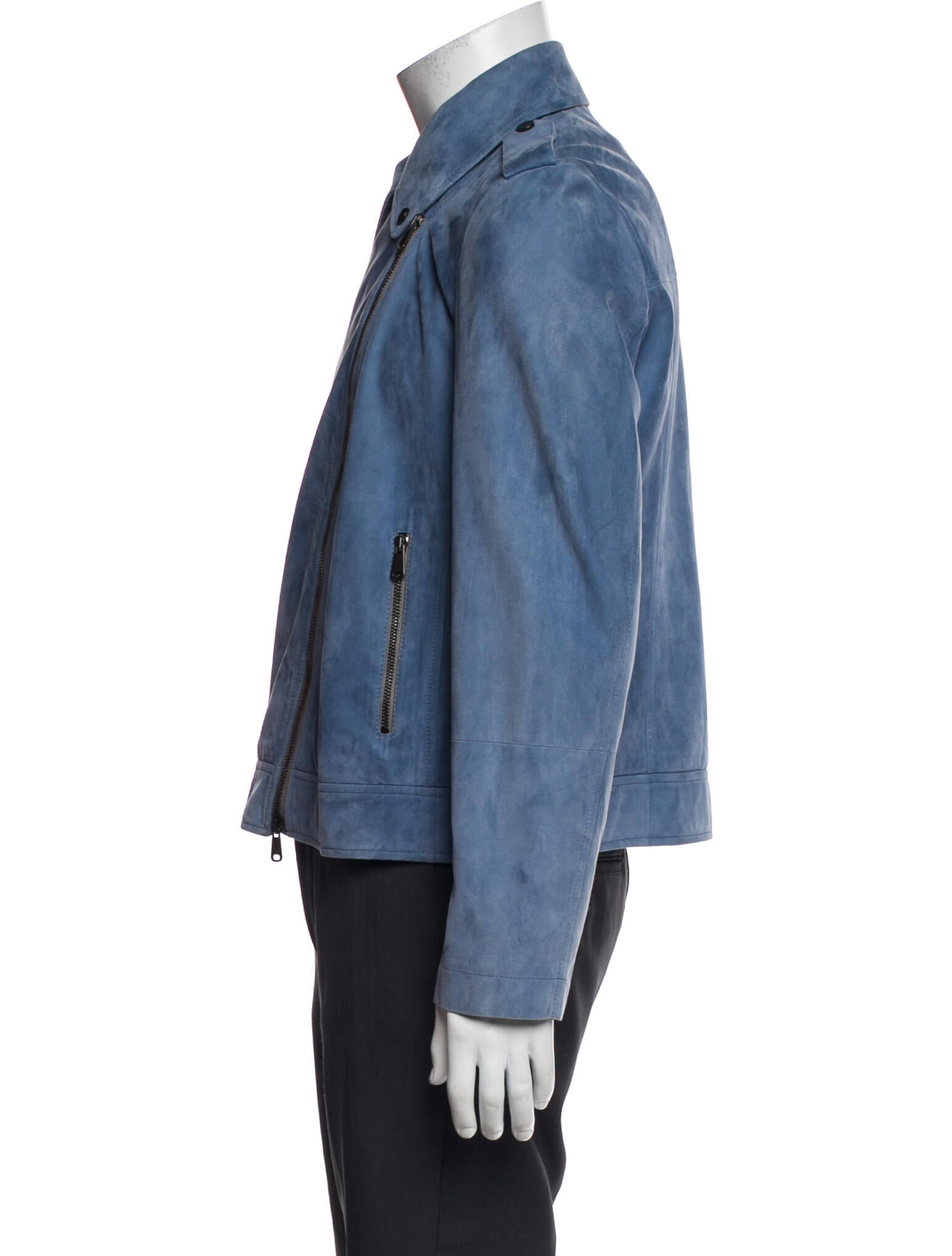 Brunello Cucinelli Leather Denim Jacket