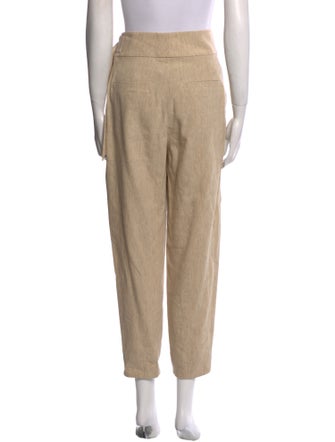 Brunello Cucinelli Linen Straight Leg Pants