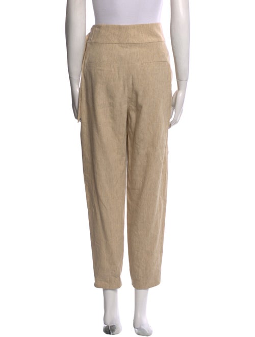 Brunello Cucinelli Linen Straight Leg Pants