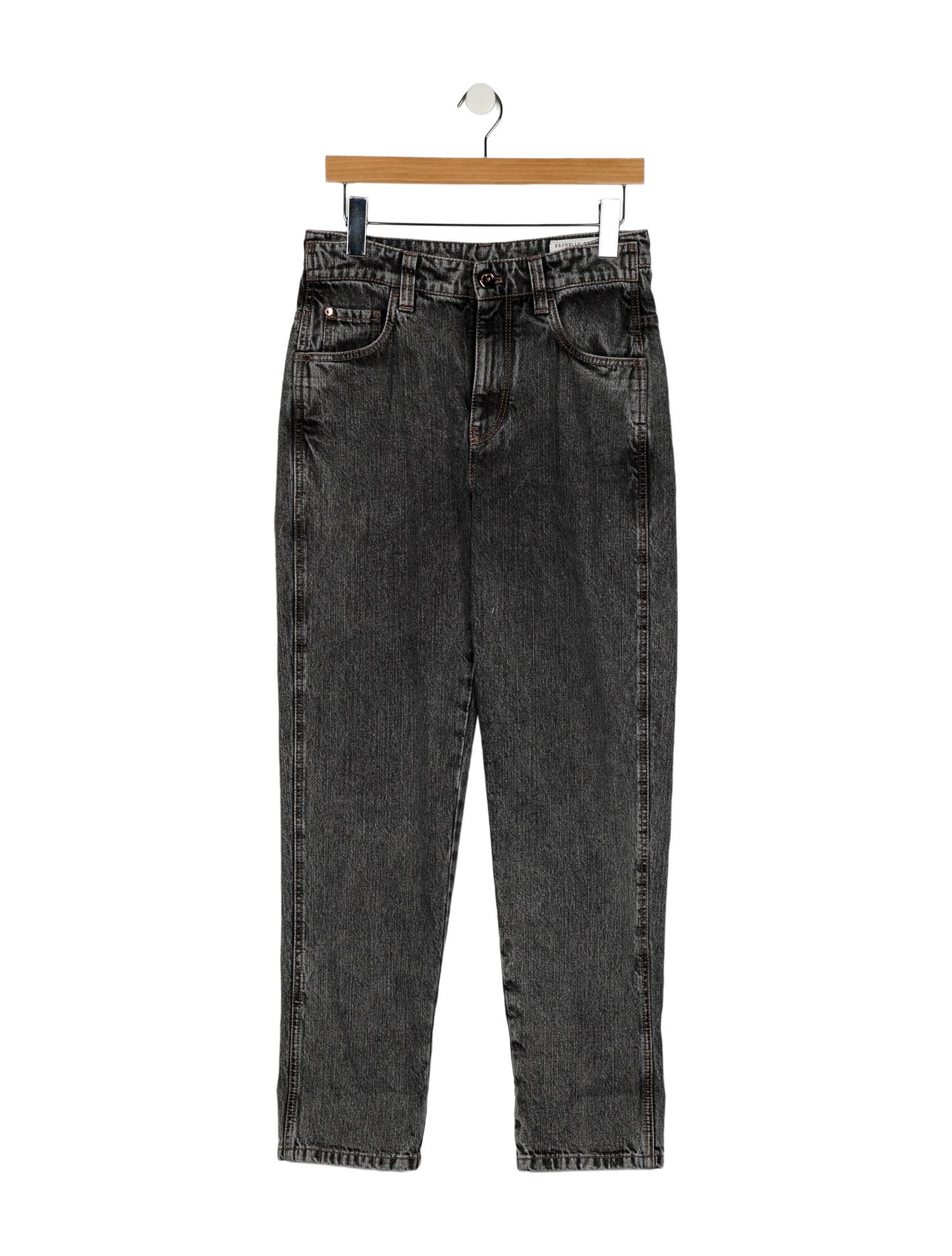 Brunello Cucinelli High-Rise Straight Leg Jeans w/ Tags