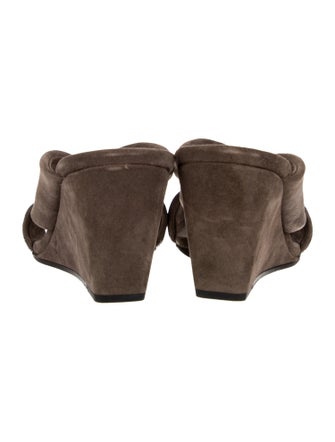 Brunello Cucinelli Monili Suede Slides