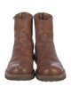 Brunello Cucinelli Leather Moto Boots