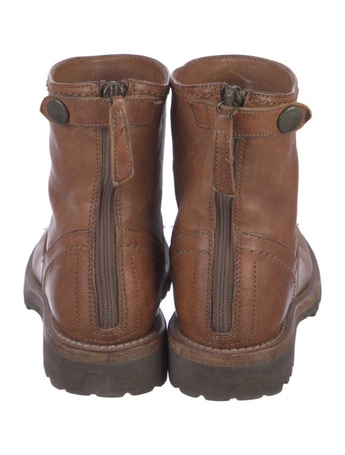Brunello Cucinelli Leather Moto Boots