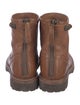 Brunello Cucinelli Leather Moto Boots