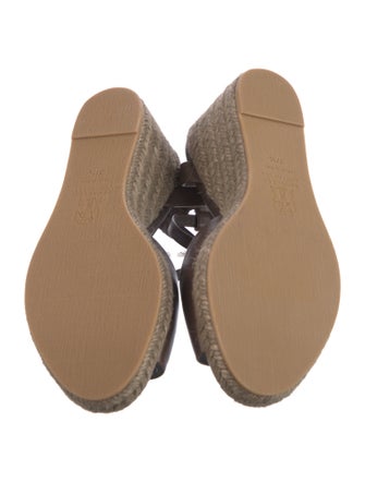 Brunello Cucinelli Monili Leather Espadrilles