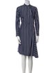 Brunello Cucinelli Striped Knee-Length Dress
