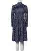 Brunello Cucinelli Striped Knee-Length Dress