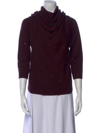 Brunello Cucinelli Cashmere Cowl Neck Sweater