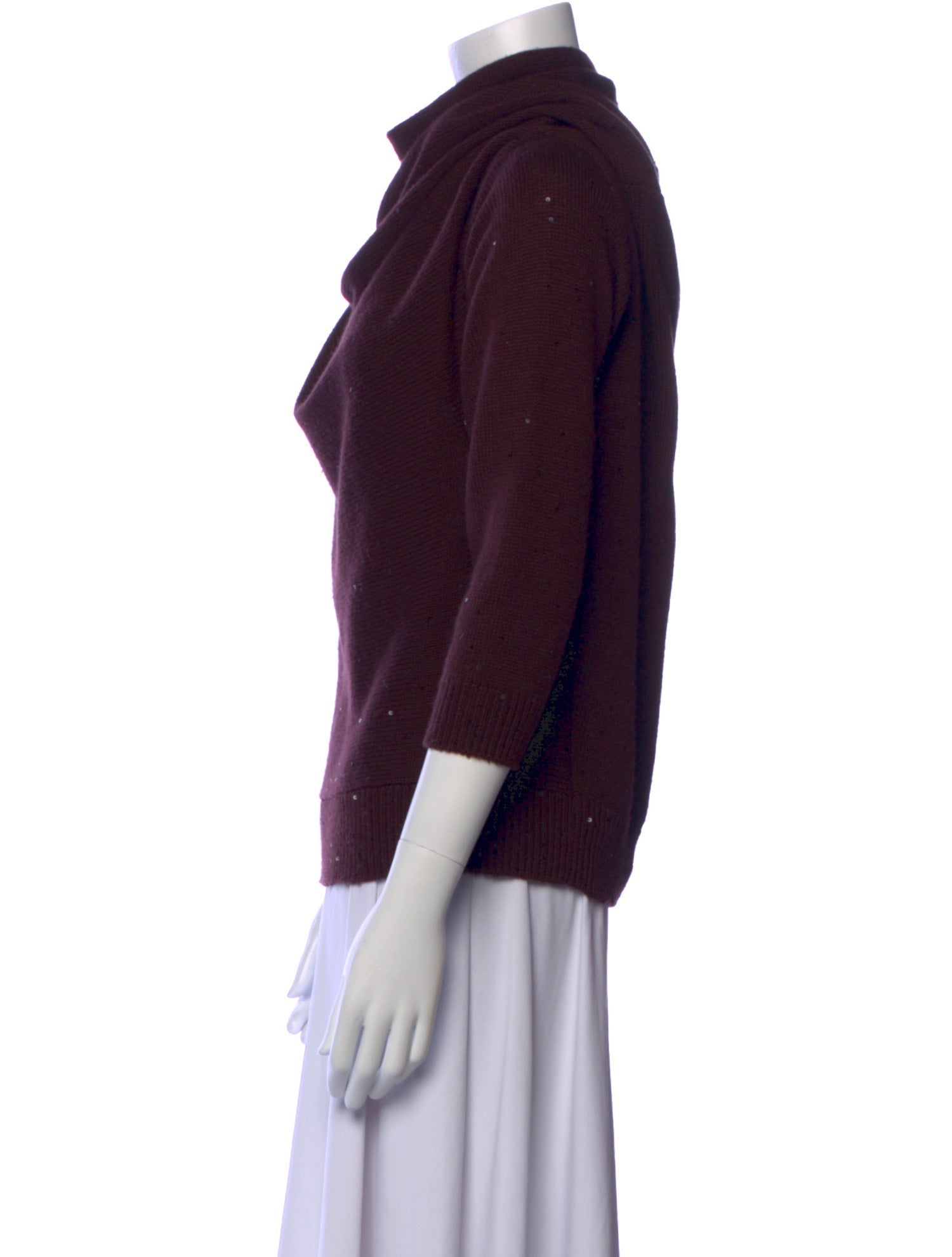 Brunello Cucinelli Cashmere Cowl Neck Sweater