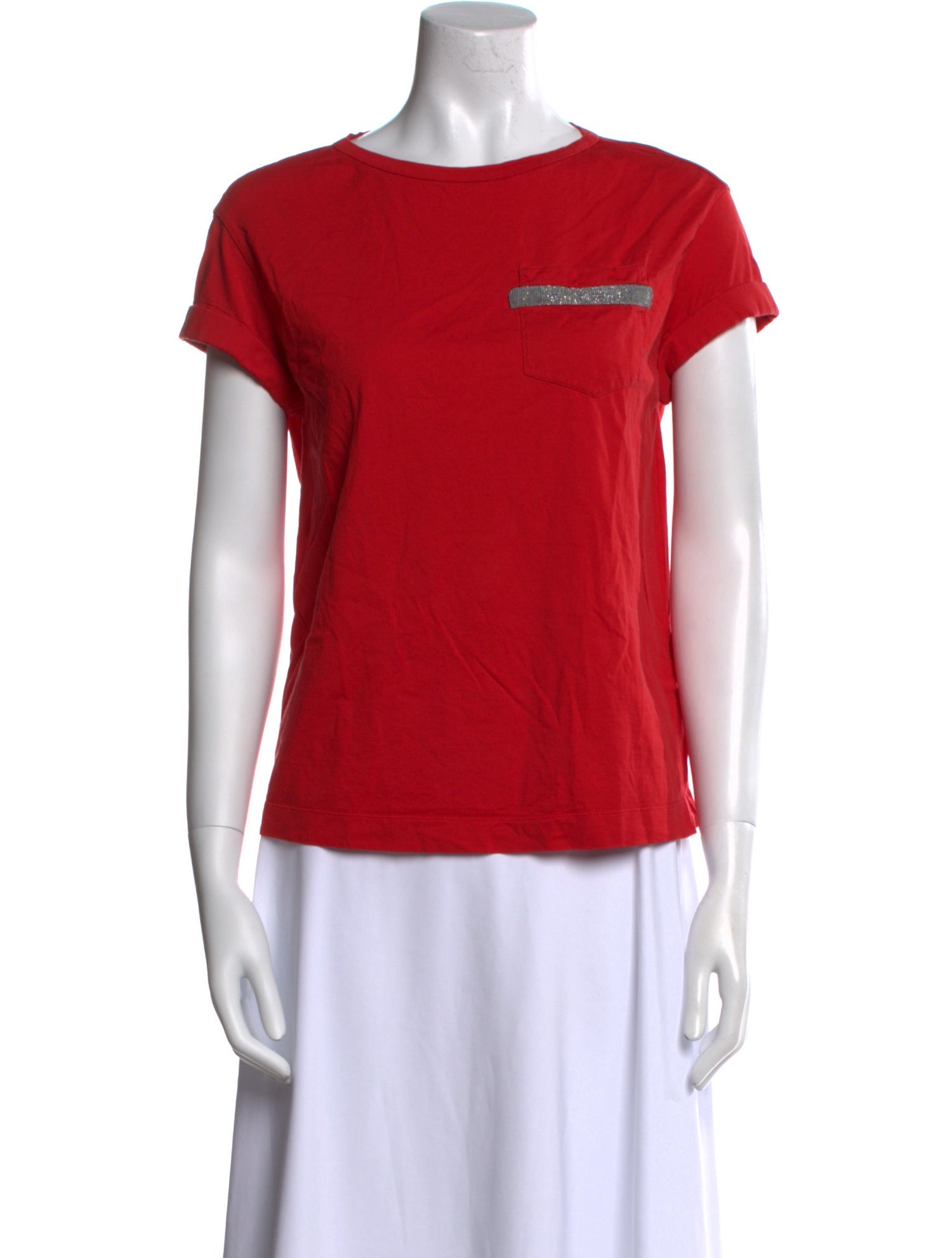 Brunello Cucinelli Crew Neck Short Sleeve T-Shirt