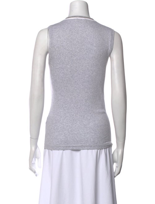 Brunello Cucinelli V-Neck Sleeveless Top