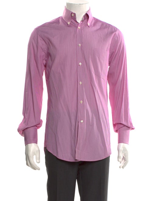 Brunello Cucinelli Striped Long Sleeve Shirt