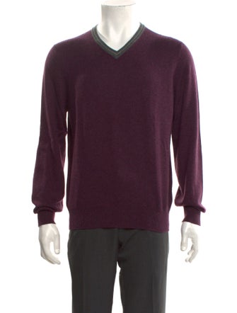 Brunello Cucinelli Cashmere V-Neck Pullover