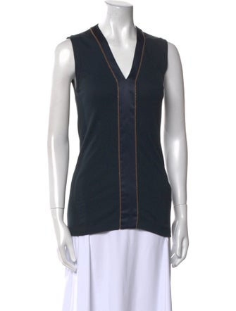 Brunello Cucinelli V-Neck Sleeveless Top