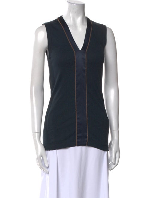 Brunello Cucinelli V-Neck Sleeveless Top