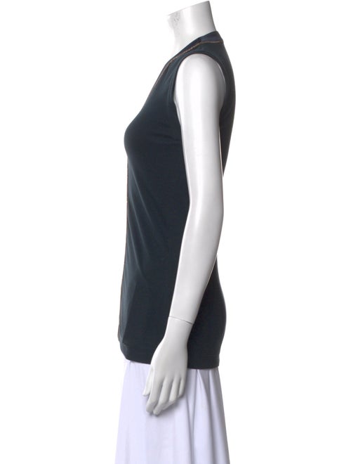 Brunello Cucinelli V-Neck Sleeveless Top
