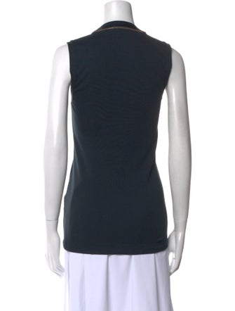 Brunello Cucinelli V-Neck Sleeveless Top