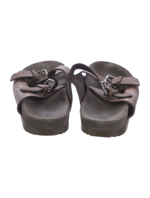 Brunello Cucinelli Leather Slides