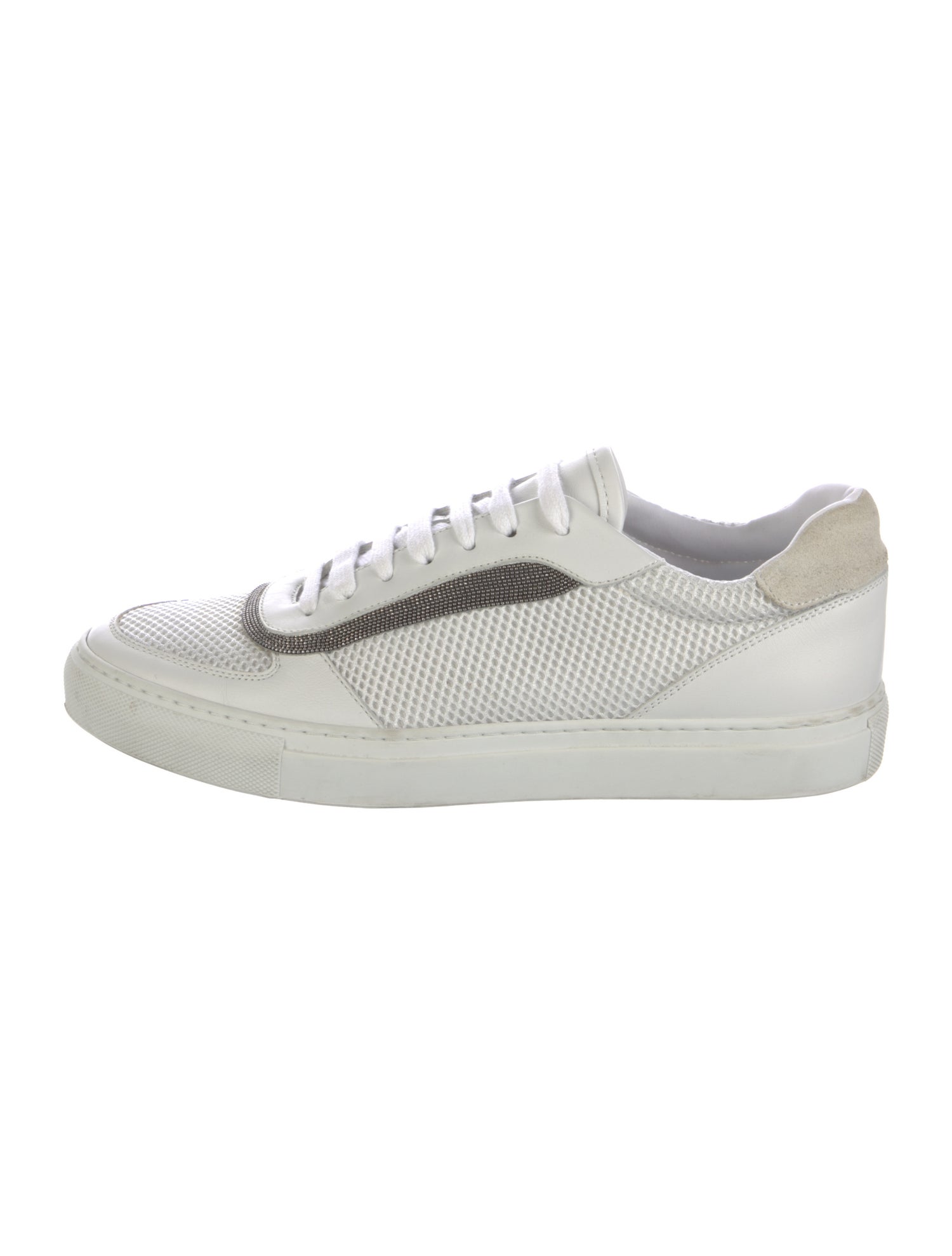Brunello Cucinelli Monili Leather Sneakers