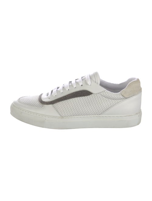 Brunello Cucinelli Monili Leather Sneakers