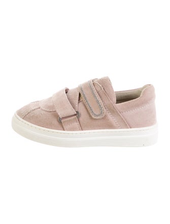 Brunello Cucinelli Girls' Low Top Suede Sneakers